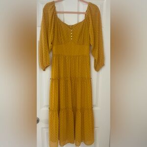 J. Crew Romantic Style Midi Dress